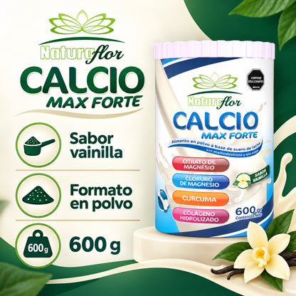 CALCIOMAX FORTE 600GR NATURA FLOR · Información de producto