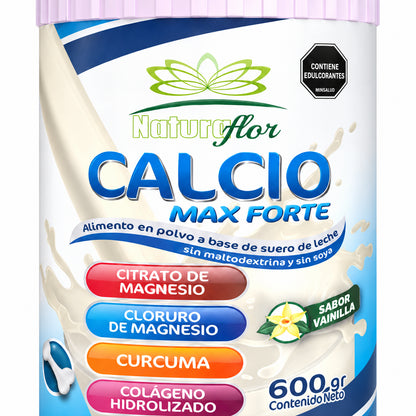 CALCIOMAX FORTE 600GR NATURA FLOR · Detalle de producto