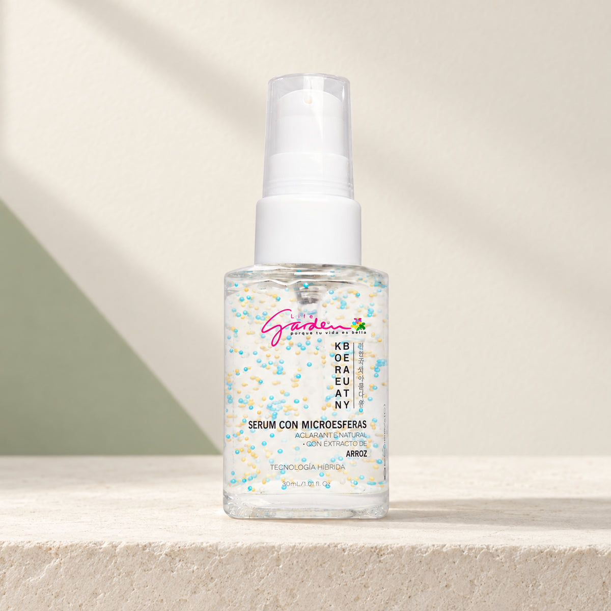 SERUM CON ARROZ X30 ML LIFE GARDEN. BOTANICA · Contexto de uso