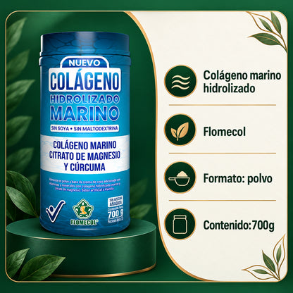 COLAGENO MARINO HIDROLIZADO X700 GR. FLOMECOL · Información de producto