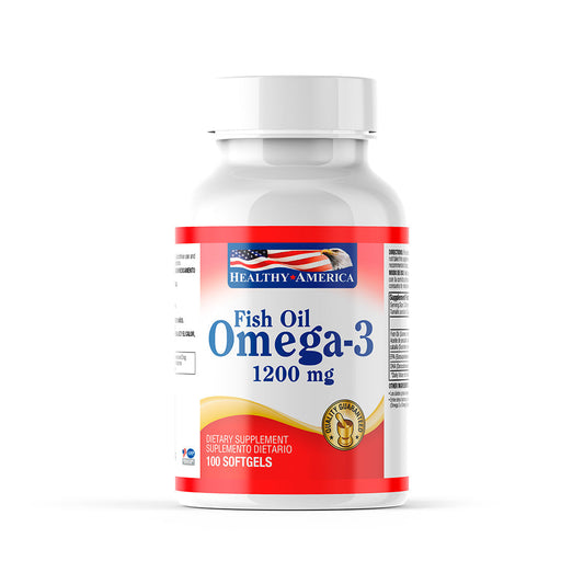 Omega-3 Healthy America, 100 cápsulas blandas